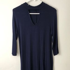 Comfortable Navy Dress